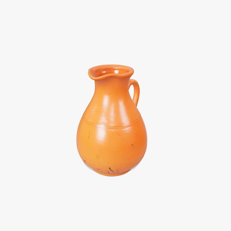 Rustic Clay Pitcher model pack